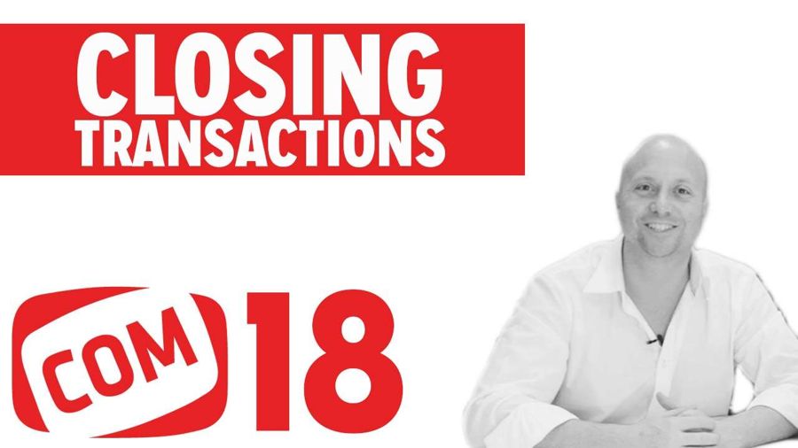How to Close Business Transactions #18